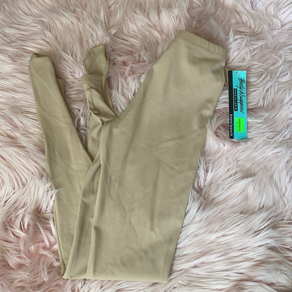 NWT Body wrappers boys youth nude dance tights